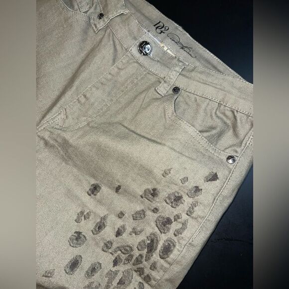DG2 Diane Gilman Leopard Print Skinny Jeans Size 8 EUC - Picture 4 of 9
